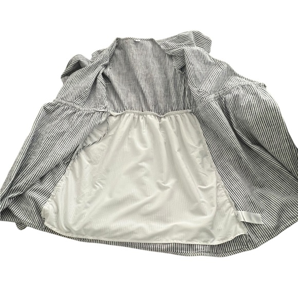 Old Navy Black and White Striped Cotton Dress - Picture 8 of 11